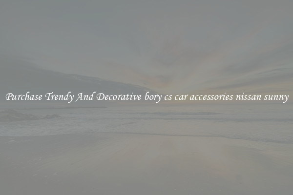 Purchase Trendy And Decorative bory cs car accessories nissan sunny