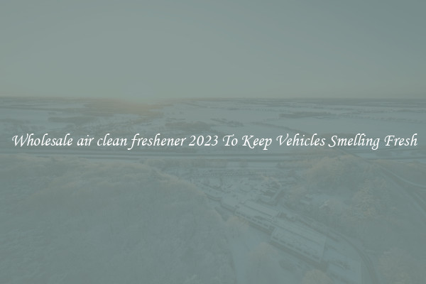 Wholesale air clean freshener 2023 To Keep Vehicles Smelling Fresh