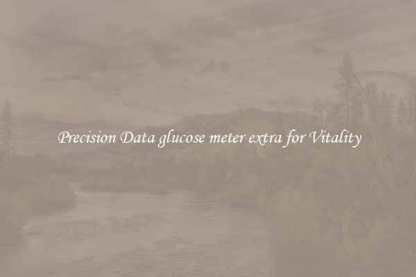 Precision Data glucose meter extra for Vitality