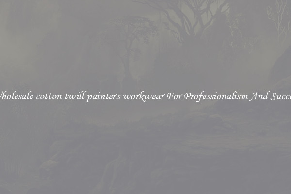 Wholesale cotton twill painters workwear For Professionalism And Success