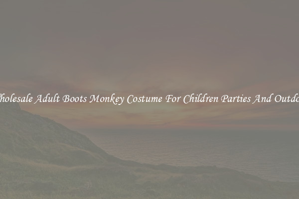 Buy Wholesale Adult Boots Monkey Costume For Children Parties And Outdoor Play